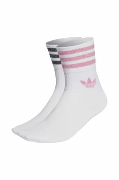 adidas Originals Strømper Mid-cut Glitter Crew Socks 2-pak