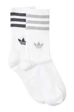 adidas Originals Strømper Mid-cut Glitter Crew Socks 2-pak