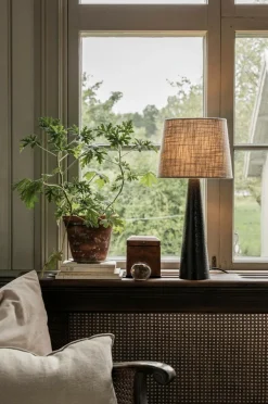 Alde & Lind Lampeskærm Alice D27 oval Grain