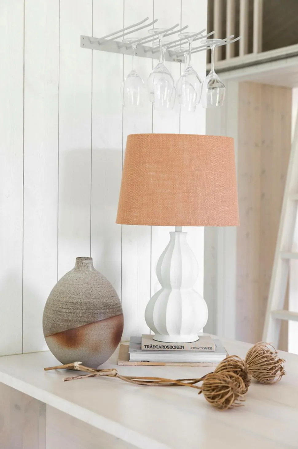 Alde & Lind Lampeskærm Alice D35 oval Grain