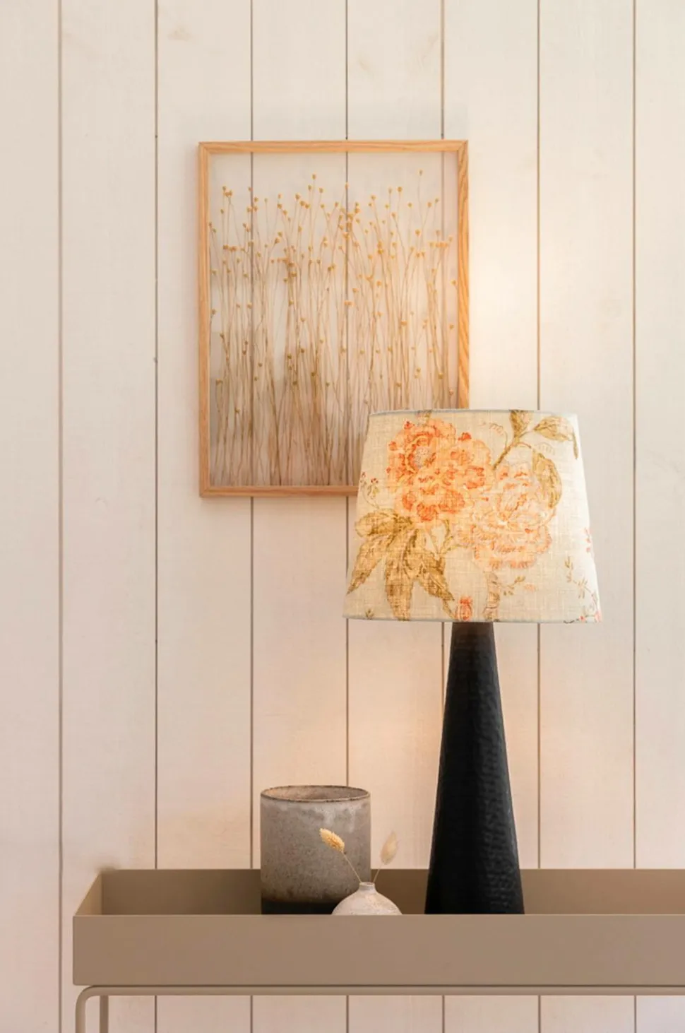 Alde & Lind Lampeskærm Alice D27 oval Flower