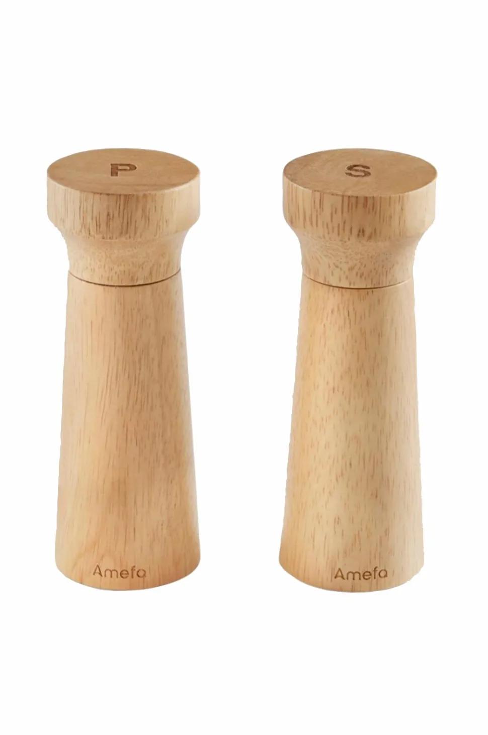 Amefa Salt- og peberkværn Modern Wood, sæt med 2