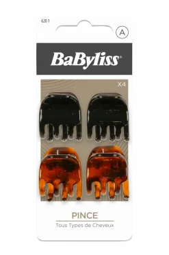 BaByliss Hårklemme 4 stk.