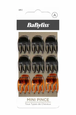 BaByliss Hårklemme mini 9 stk.
