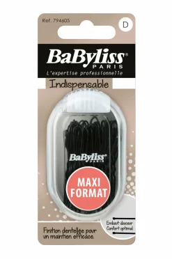 BaByliss Hårnål u-form sort 60 stk