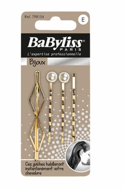 BaByliss Hårnåle Perler 4 stk