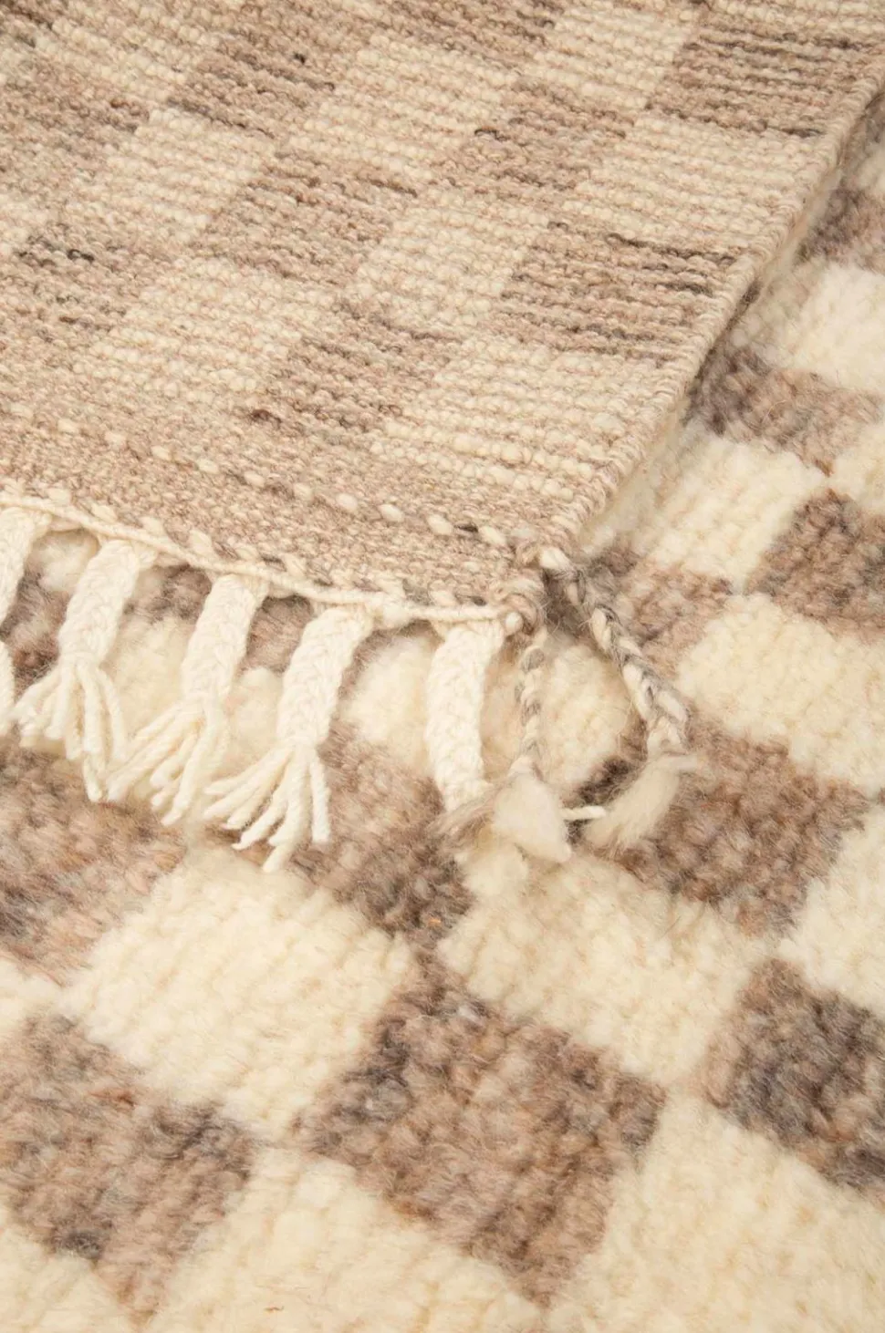 Bargi Uldtæppe Berber Chess 88x255 cm