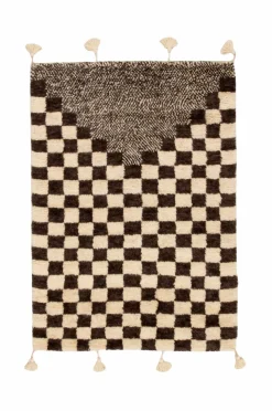 Bargi Uldtæppe Berber Chess 130x185 cm