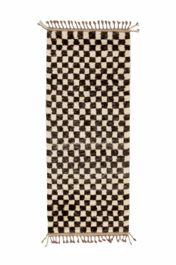 Bargi Uldtæppe Berber Chess 84x209 cm