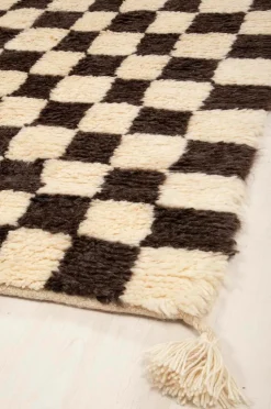 Bargi Uldtæppe Berber Chess 205x306 cm