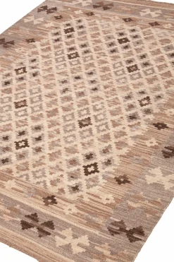 Bargi Uldtæppe Kilim Raw 175x228 cm