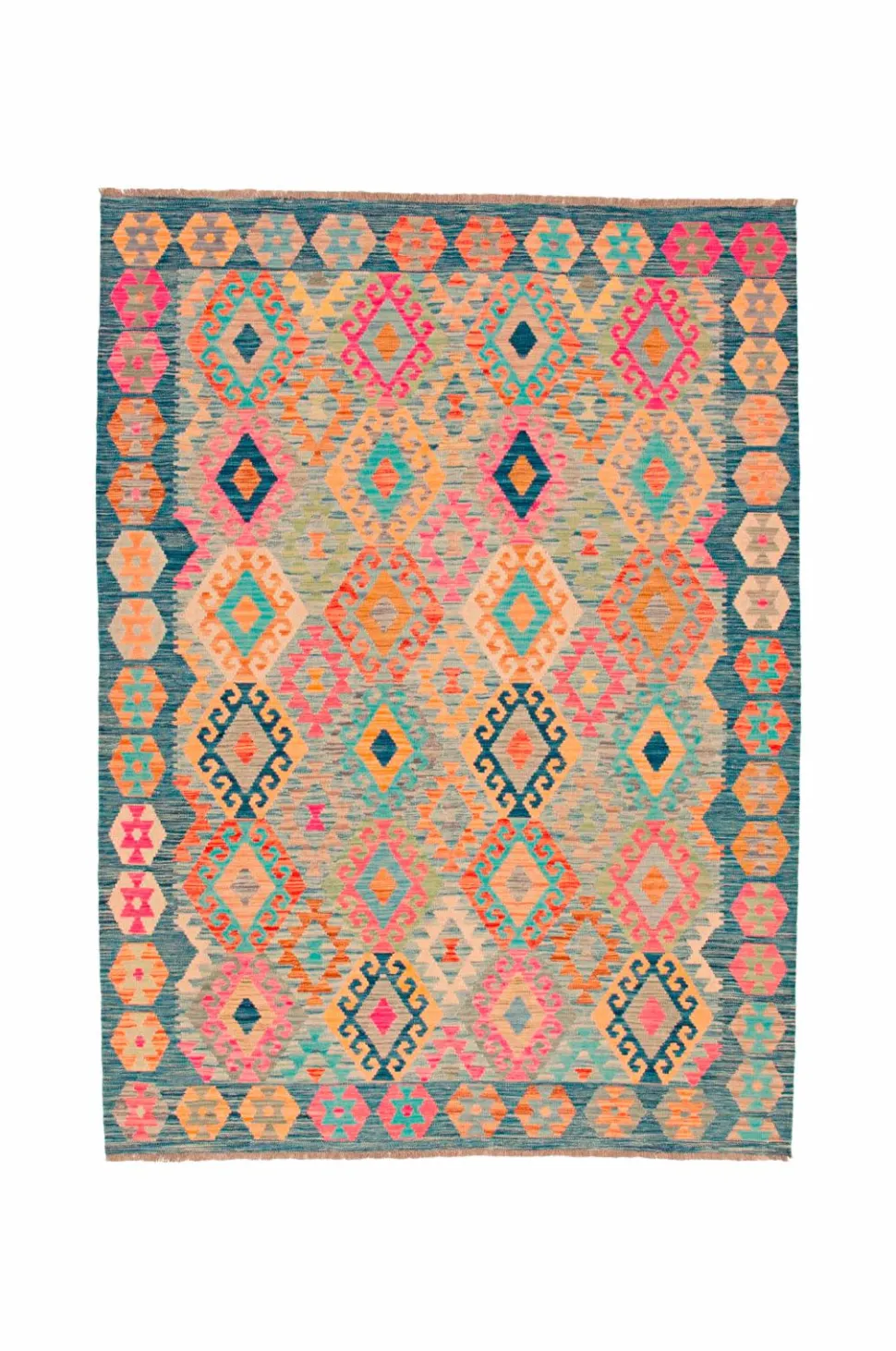 Bargi Woolcarpet Kilim Multi 181x246 cm