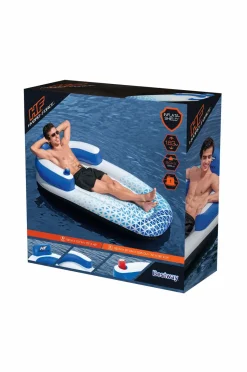 Bestway Loungemadras Hydro Force Indigo Wave Lounge 1,91 m x 1,07 m