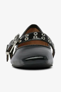 Bianco Ballerinasko Biarose Karré Mary Jane Flat Faux Leather