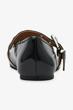 Bianco Ballerinasko Biarose Karré Mary Jane Flat Faux Leather