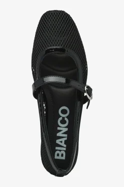 Bianco Ballerinasko biaLilja Mary Jane Mesh