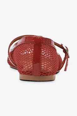 Bianco Ballerinasko biaLilja Mary Jane Mesh