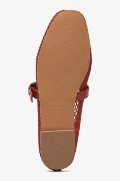 Bianco Ballerinasko biaLilja Mary Jane Mesh