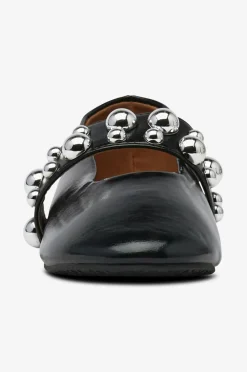 Bianco Ballerinasko Bialuna Studded Ballet Flat Faux Leather