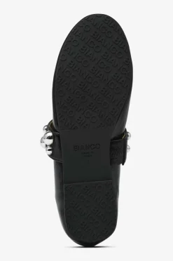 Bianco Ballerinasko Bialuna Studded Ballet Flat Faux Leather