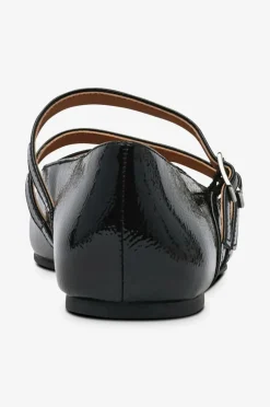 Bianco Ballerinasko Biarose Karré Double Mary Jane Flat Faux Leather