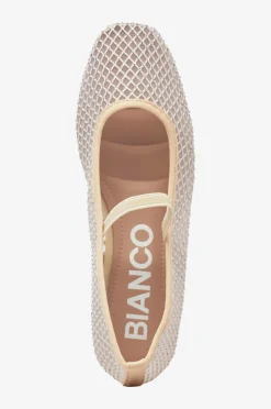 Bianco Ballerinasko biaLilja Mesh Ballerina