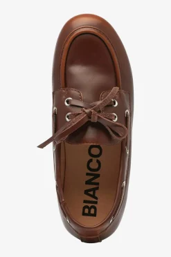 Bianco Loafers Biamarlene Boat Shoe Leather