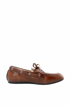 Bianco Loafers Biamarlene Boat Shoe Leather