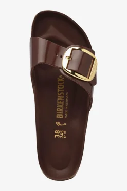 Birkenstock Sandaler Madrid BB NL High Shine Chocolate Hex