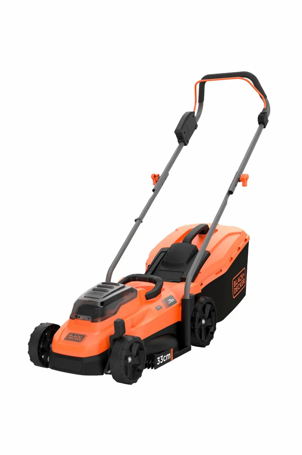 Black & Decker Plæneklipper 2x18V 2,5Ah 33cm Batteri medfølger