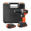 Black & Decker Slagboremaskine 18V lithium-ion 2X1,5AH