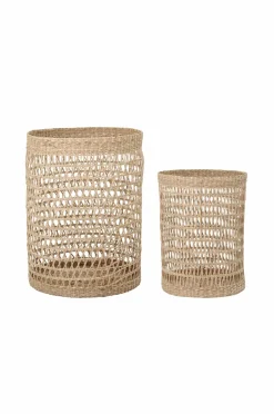 Bloomingville Kurv med låg, sæt med 2