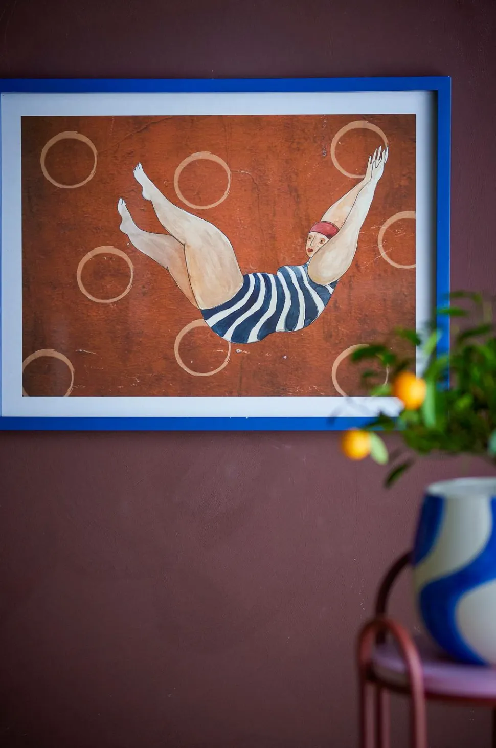 Bloomingville Svela Illustration m/ramme