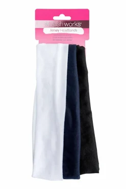 Brushworks Jersey Headbands - 3 Pack