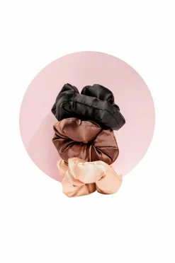 Brushworks Large Classic Cloud Scrunchies - 3 Pack