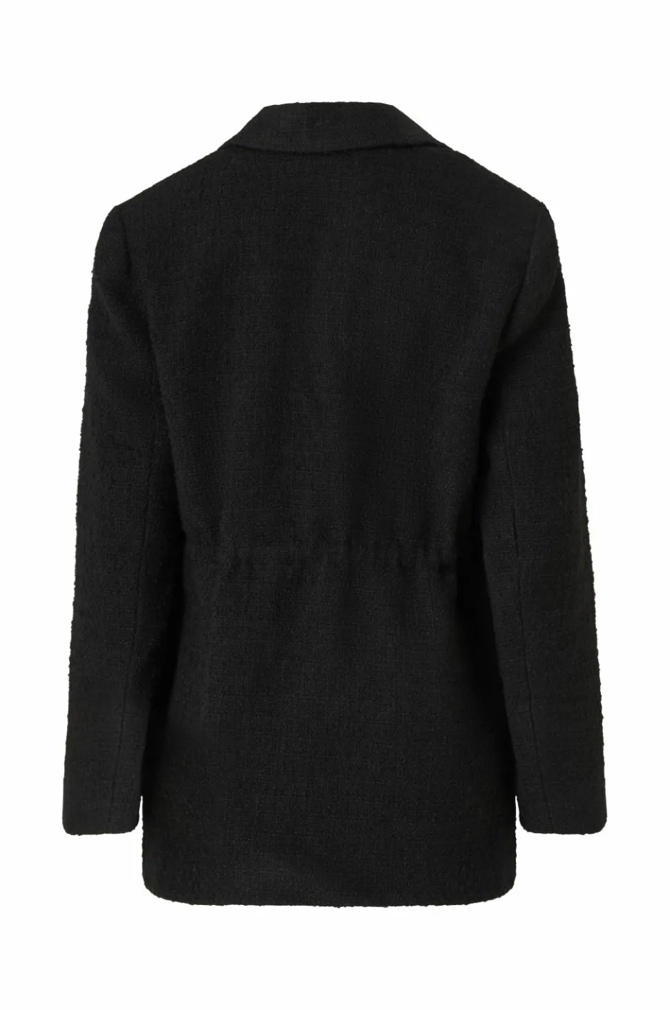 By Malina Habitjakke Elodie Drawstring Boucle Blazer