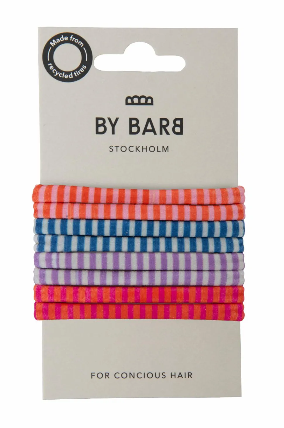 ByBarb Hair Tie Multifarvet, striber