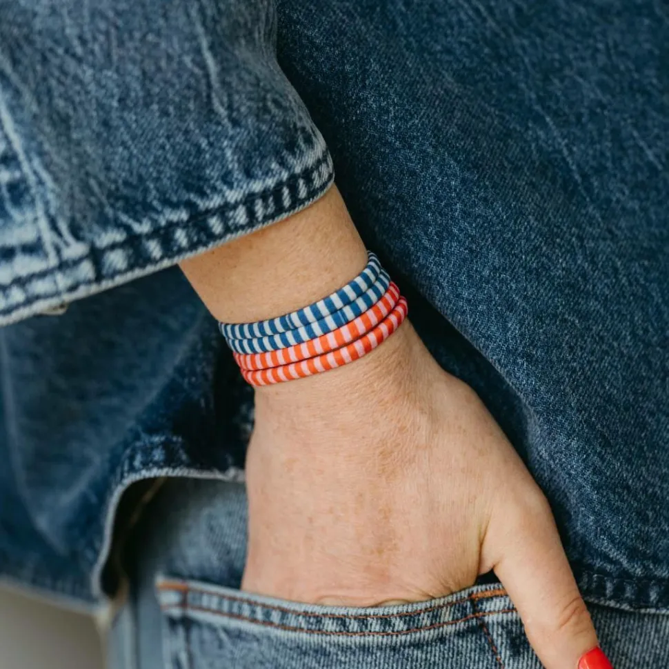 ByBarb Hair Tie Multifarvet, striber