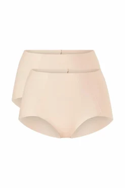 Bye Bra Shapingtrusse Smooth Essentials Mid Waist Brief - light support 2-pak