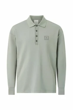 Calvin Klein Sweatshirt LS Double Face Rib Polo
