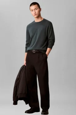 Calvin Klein Trøje LS Supima Cotton Crew 14gg