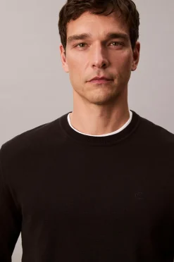 Calvin Klein Trøje LS Supima Cotton Crew 14gg