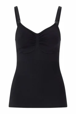 Carriwell Formgivning af linned Nursing Top - light support
