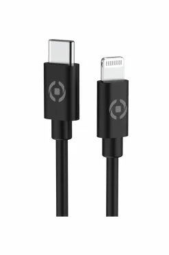 Celly Biloplader Mini USB-C PD 20W + USB-C til Lightning-kabel