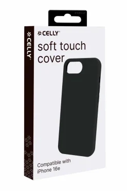 Celly Cromo Soft Rubber Case Iphone SE 4 Sort