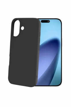 Celly Mobiltelefoncover Cromo Soft Rubber Case Iphone 17 Svart