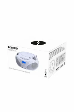 Champion Nordic Boombox CD/Radio/MP3/USB White ABB200W