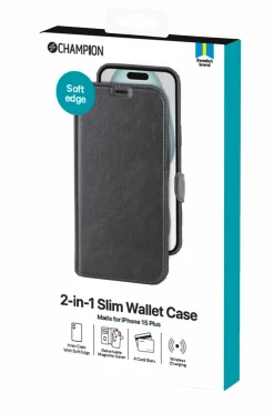 Champion Nordic Mobilcover/tegnebog 2-in-1 Slim Wallet iPhone 15 Plus