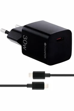 Champion Nordic Oplader 30 W + USB-C-kabel