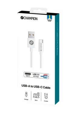 Champion Nordic USB kabel USB-A to USB-C 2 m